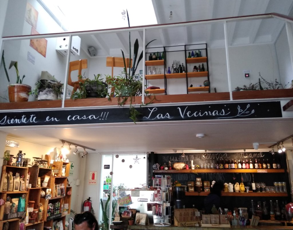 Vegetarian cafes in Lima: Las vecinas