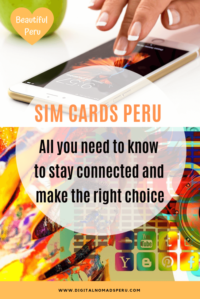 Sim cards in Peru Pinterest