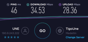 speed test medellin