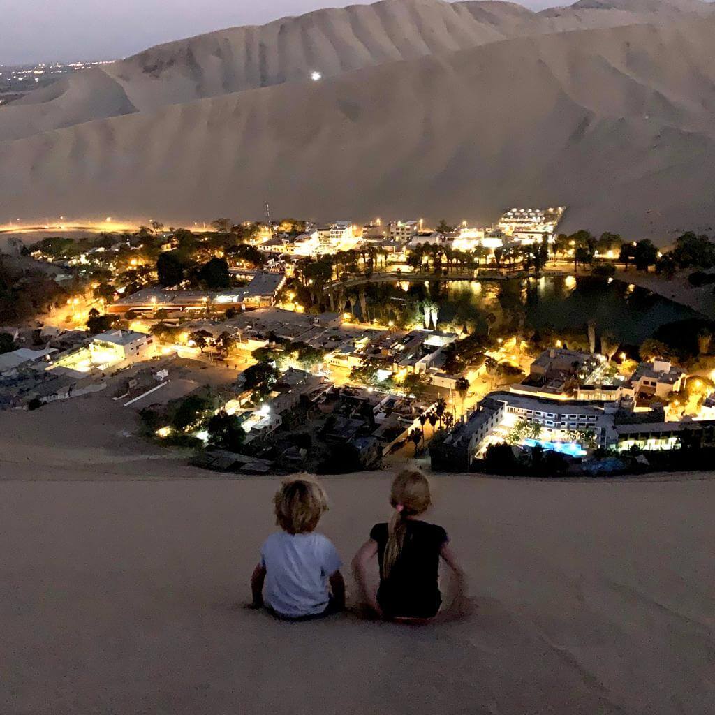 huacachina desert oasis peru